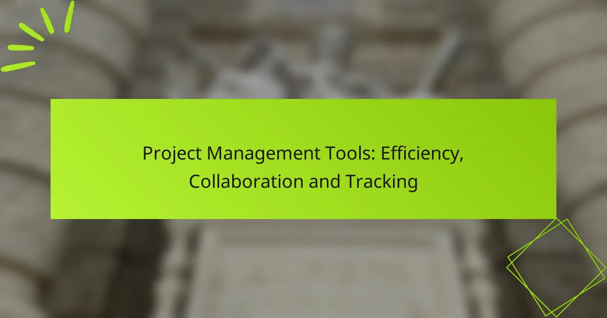 Project Management Tools: Efficiency, Collaboration and Tracking